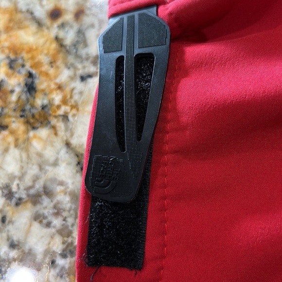 The North Face summit series Jacket red & Gray Softshell Lined Hood/ready XL - Picture 5 of 16